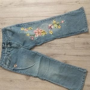 Angel capris from 2000.With beautiful embroidery. Never worn. New without tag